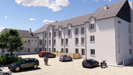 Le Saint-Bach – façade principale de la résidence réhabilitée